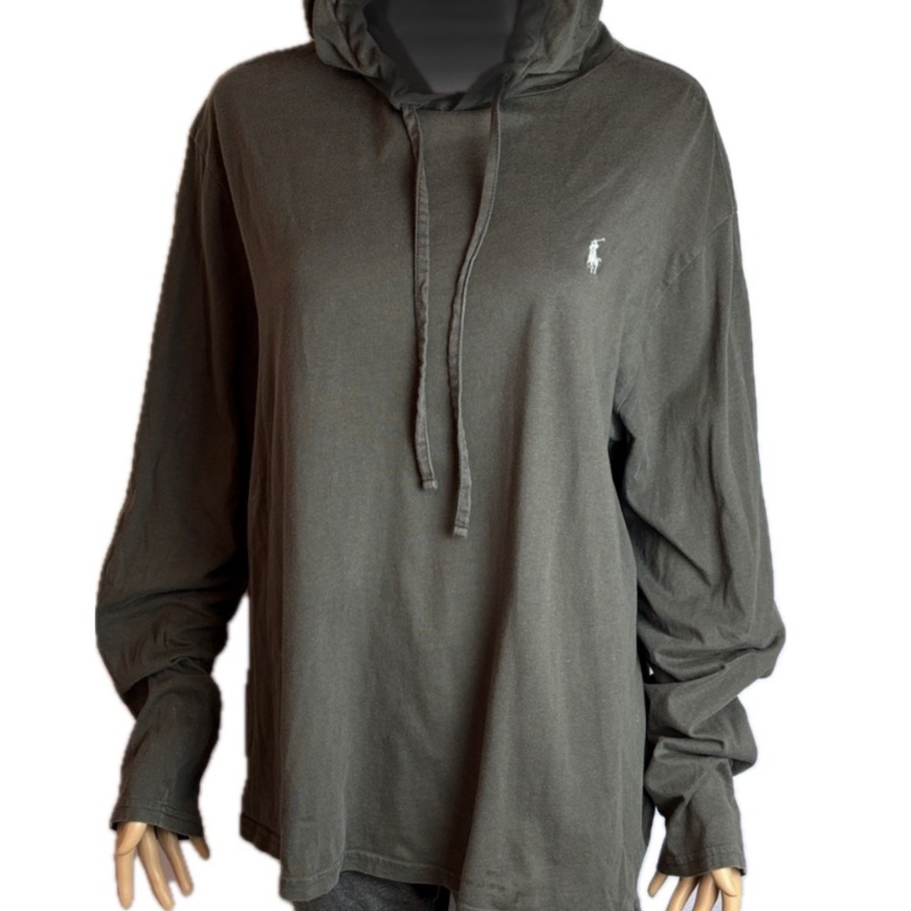 Polo by Ralph Lauren Dark Gray Hoodie 100% Cotton